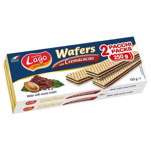 ELLEDI lago wafer doppio με κακάο 2x125gr – Σοκολάτες