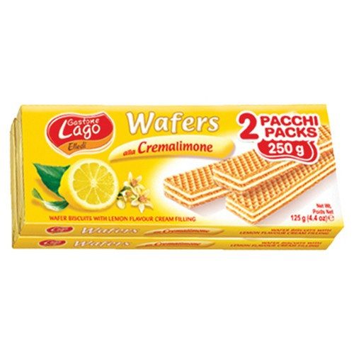 ELLEDI lago wafer doppio με λεμόνι 2x125gr – Σοκολάτες