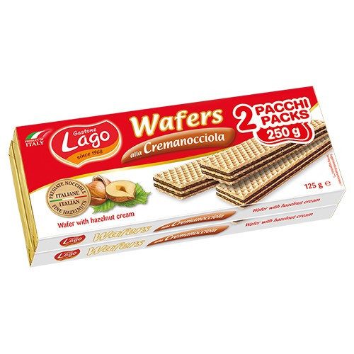 ELLEDI lago wafer doppio με φουντούκι 2x125gr – Σοκολάτες
