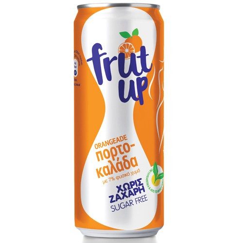 FRUT UP αναψυκτικό πορτοκαλάδα 330ml – Αναψυκτικά