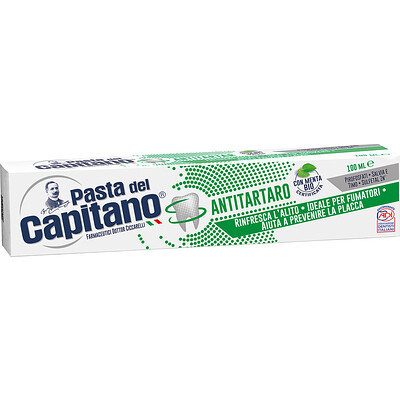 PASTA DEL CAPITANO οδοντόκρεμα antitartaro 100ml – Οδοντόκρεμες