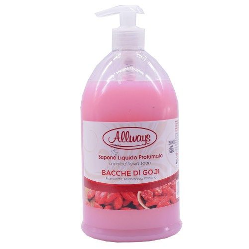 ALLWAYS κρεμοσάπουνο με αντλία Bacche di Goji 1lt – Προϊόντα Καθαρισμού Σώματος