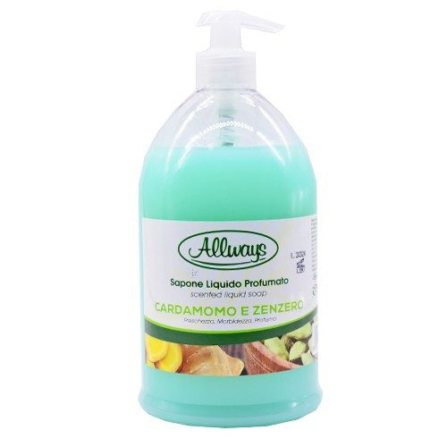 ALLWAYS κρεμοσάπουνο με αντλία Cardamomo 1lt – Προϊόντα Καθαρισμού Σώματος
