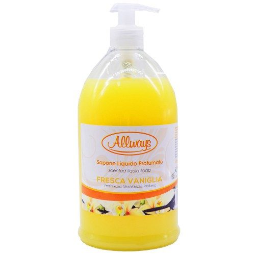 ALLWAYS κρεμοσάπουνο με αντλία Fresca Vaniglia 1lt – Προϊόντα Καθαρισμού Σώματος