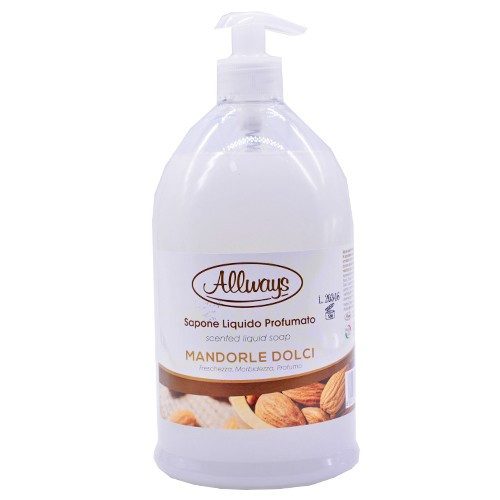 ALLWAYS κρεμοσάπουνο με αντλία Mandorle Dolci 1lt – Προϊόντα Καθαρισμού Σώματος