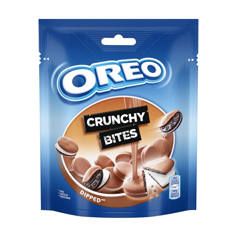 OREO μπισκότα crunchy bites dipped 110gr