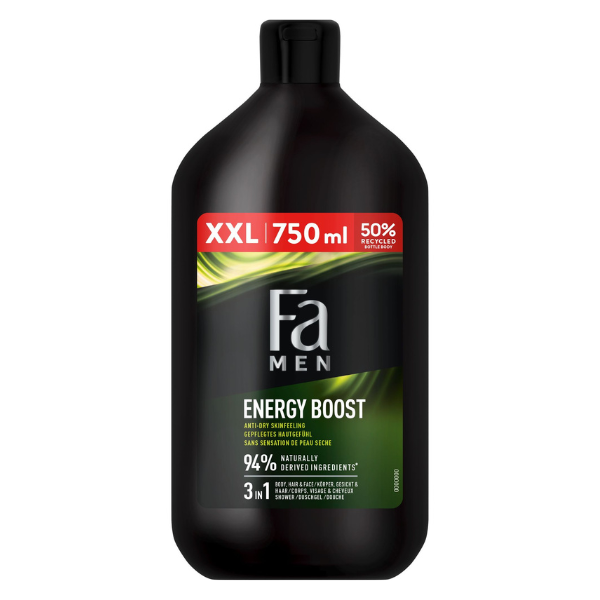 FA αφρόλουτρο men sport energy boost 750ml – Αφρόλουτρα
