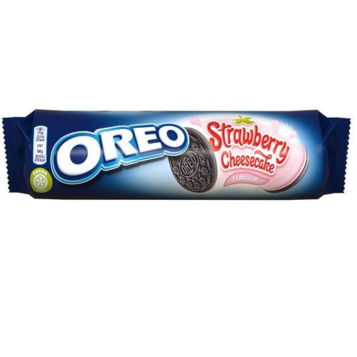 OREO μπισκότα με γέμιση φράουλα cheesecake 154gr