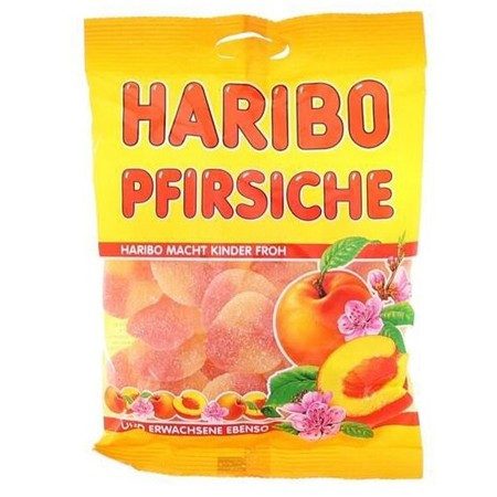 HARIBO ζελεδάκια peaches 100gr – Καραμέλες, Γλειφιτζούρια και Τσίχλες