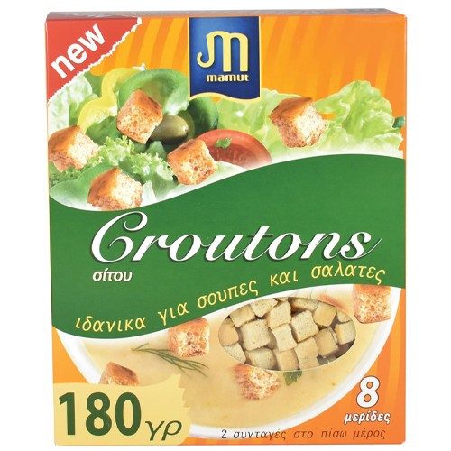 MAMUT κρουτόν με φυσική γεύση 180gr – Αρτοσκευάσματα