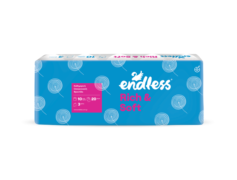 ENDLESS χαρτί υγείας Rich και Soft 3φυλλο 10x95gr – Χαρτιά Υγείας