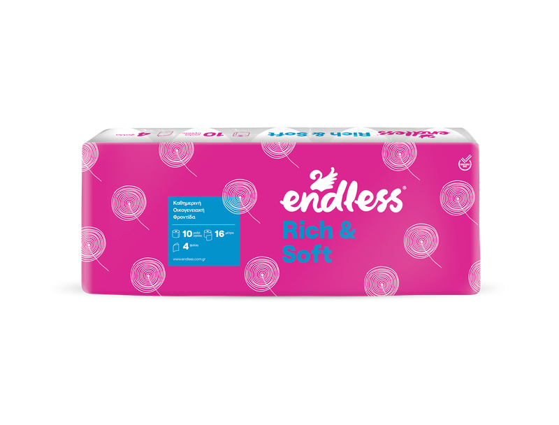 ENDLESS χαρτί υγείας Rich και Soft 4φυλλο 10x110gr – Χαρτιά Υγείας