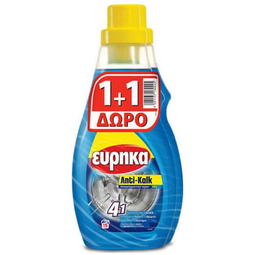 ΕΥΡΗΚΑ αποκληρυντικό gel anti-kalk 2x750ml – Εύρηκα – Ενισχυτικά Πλύσης