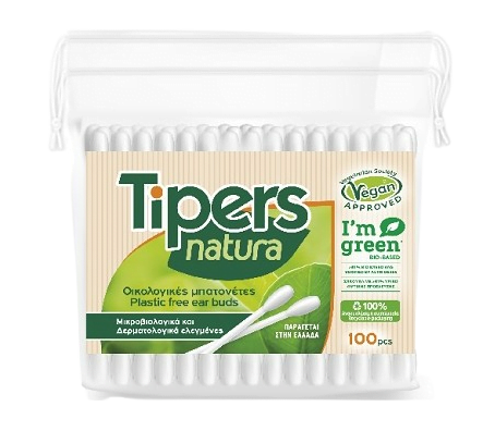 TIPERS ωτοκαθαριστές 100τεμ – Μπατονέτες