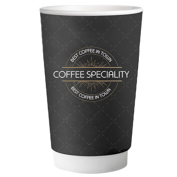 COFFEE SPECIALITY ποτήρι χάρτινο double wall 12-14oz 25τεμ – Ποτήρια μιας Χρήσης