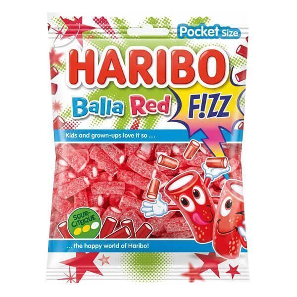 HARIBO ζαχαρωτά balla red fizz 70gr – Καραμέλες, Γλειφιτζούρια και Τσίχλες