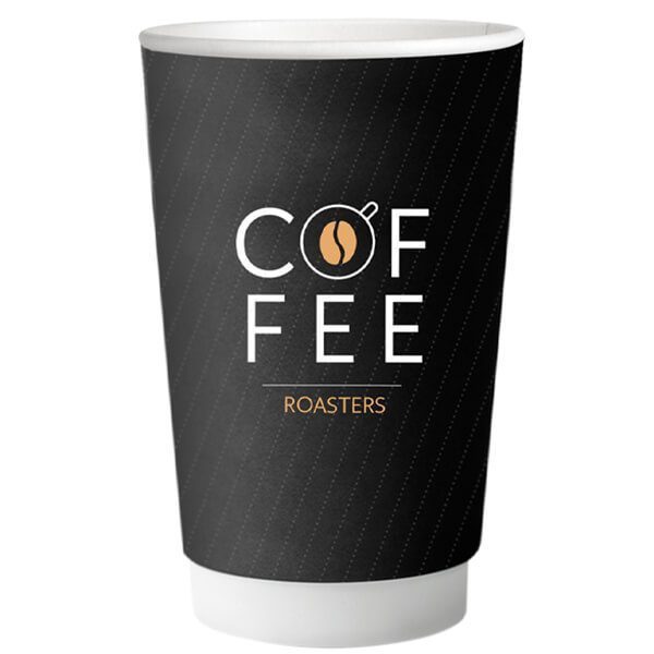 ΠΟΤΗΡΙ ΧΑΡΤΙΝΟ COFFEE ROASTERS (DOUBLE WALL) (8oz) - (25τεμ.) – Ποτήρια μιας Χρήσης