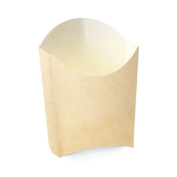 ΧΑΡΤΙΝΗ ΣΥΣΚΕΥΑΣΙΑ ΠΑΤΑΤΑΣ 50τεμ. - (12,6x5x13,5cm) – Kraft Boxes – Κουτιά Τροφίμων μιας Χρήσης (Χονδρική)