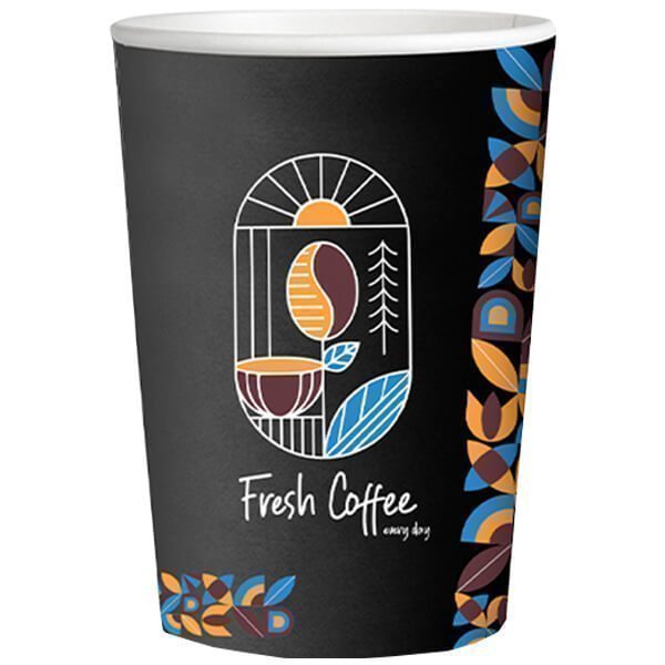 ΠΟΤΗΡΙ ΧΑΡΤΙΝΟ FRESH COFFEE (SINGLE WALL) (16οz) - (50τεμ.) – Ποτήρια μιας Χρήσης