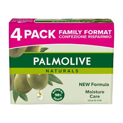 PALMOLIVE ΣΑΠΟΥΝΙ 4x90gr - (OLIVE και MILK) – Προϊόντα Καθαρισμού Σώματος