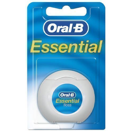 ORAL-B ΟΔΟΝΤΙΚΟ ΝΗΜΑ ΚΕΡΩΜΕΝΟ ESSENTIAL FLOSS 50m - (MINT) – Οδοντικά Νήματα