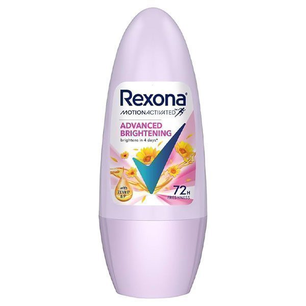 REXONA αποσμητικό σώματος roll-on advanced brightening 45ml – Αποσμητικά
