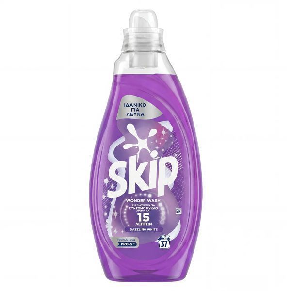 SKIP Wonder υγρό πλυντηρίου ρούχων white 37μεζ 1,48lt – Απορρυπαντικά Ρούχων