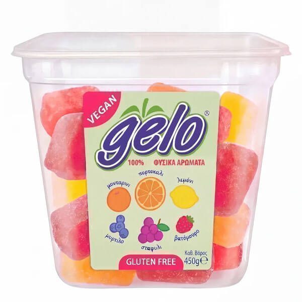 GELO ζελεδάκια fruit jellies 450gr – Καραμέλες, Γλειφιτζούρια και Τσίχλες