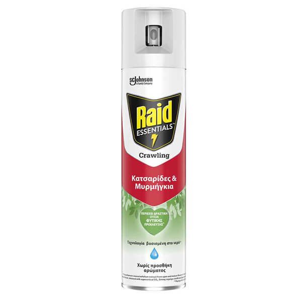 RAID ΚΑΤΣΑΡΙΔΟΚΤΟΝΟ AEROSOL ESSENTIALS 400ml – Εντομοκτόνα και Εντομοαπωθητικά Χώρου