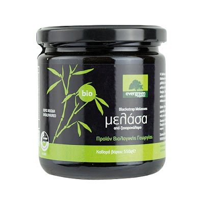 EVERGREEN ORGANICS μελάσα βιολογικό 550gr – Ξηροί Καρποί και Αποξηραμένα Φρούτα