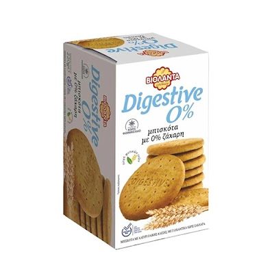 ΒΙΟΛΑΝΤΑ μπισκότα digestive με 0% ζάχαρη 220gr – Βιολάντα