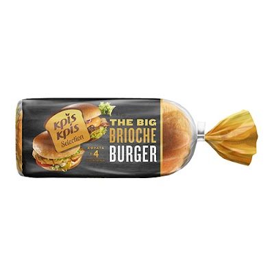 ΚΡΙΣ ΚΡΙΣ ψωμάκια για burger selection brioche 4x75gr – Αρτοσκευάσματα