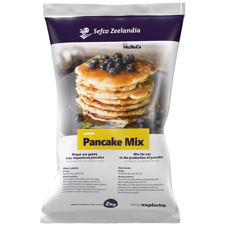 SEFCO ZEELANDIA μείγμα για pancake 2kg – Έτοιμα Μείγματα για Γλυκά