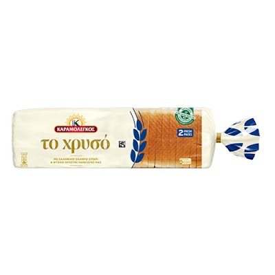 ΚΑΡΑΜΟΛΕΓΚΟΣ ψωμί τοστ Το Χρυσό 720gr – Καραμολέγκος – Αρτοσκευάσματα