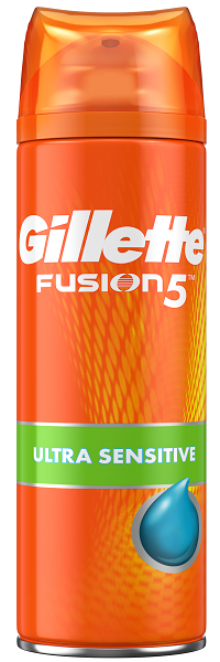 GILLETTE Fusion gel ξυρίσματος sensitive 200ml – Αφροί και Gel Ξυρίσματος