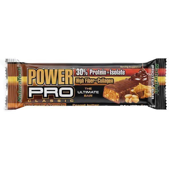 NATURE TECH Power Pro Classic μπάρα πρωτεϊνης φυστικοβούτυρο 80gr – Μπάρες Δημητριακών