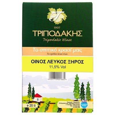 ΤΡΙΠΟΔΑΚΗΣ οίνος λευκός ασκός 20lt – Τριποδάκης – Κρασιά