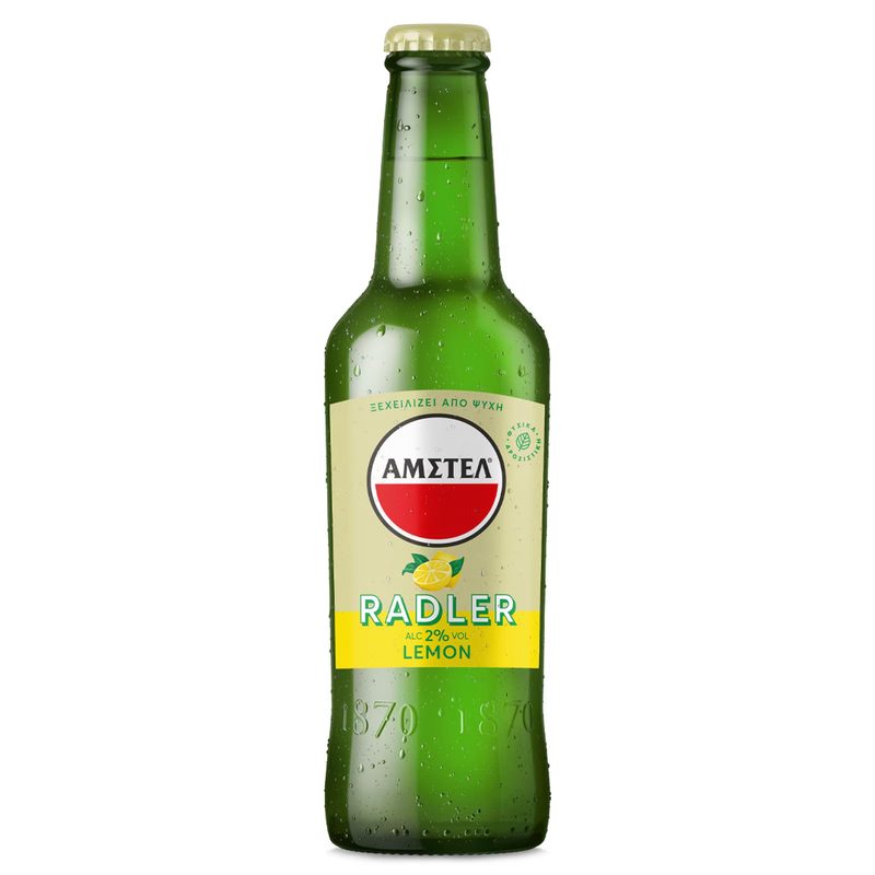 AMSTEL μπύρα radler φιάλη με λεμόνι 330ml – Μπύρες