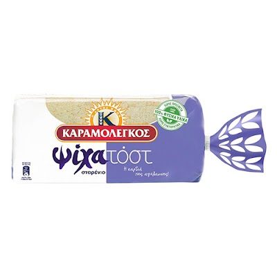 ΚΑΡΑΜΟΛΕΓΚΟΣ ψωμί του τοστ ψίχα σταρένιο 480gr – Καραμολέγκος – Αρτοσκευάσματα