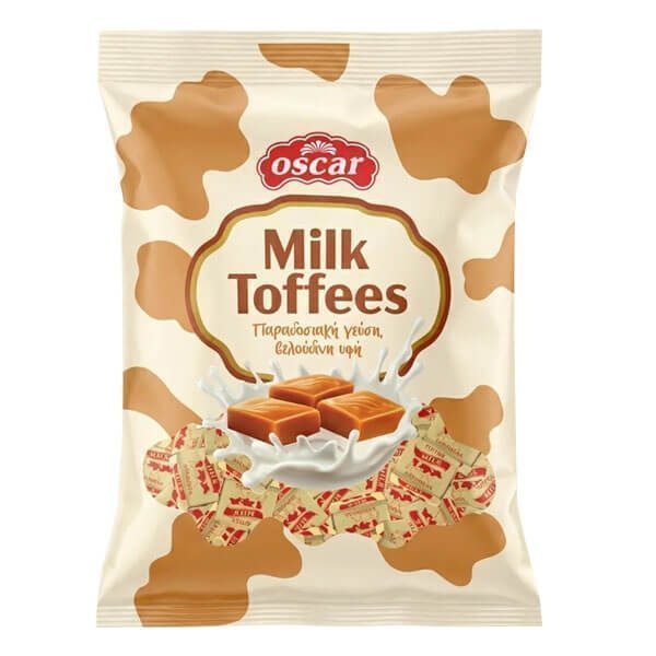 OSCAR MILK TOFFEES ΚΑΡΑΜΕΛΕΣ 200gr. - (ΓΑΛΑΚΤΟΣ) – Καραμέλες, Γλειφιτζούρια και Τσίχλες