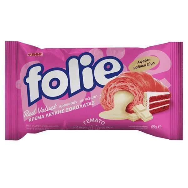 ΕΒΓΑ folie κρουασάν red velvet 85gr – Έβγα – Κέικ, Τσουρέκια και Κρουασάν
