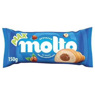 MOLTO κρουασάν max πραλίνα φουντούκι 150gr – Κέικ, Τσουρέκια και Κρουασάν