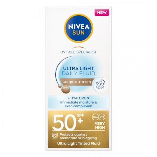 NIVEA sun face αντηλιακό προσωπου ultra light spf50+ 40ml – Αντηλιακά