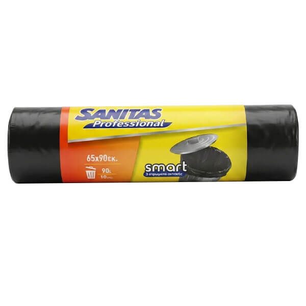 SANITAS professional σακκουλa απορ/των (10τεμ) - (65cmx90cm) economy – Σακούλες Απορριμμάτων