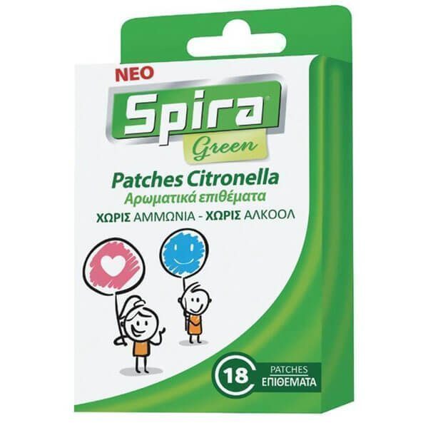 SPIRA green αρωματικα επιθεματα 18τεμ – Αντικουνουπικά - Εντομοαπωθητικά