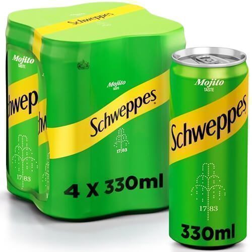 SCHWEPPES αναψυκτικό mojito 4x330ml – Αναψυκτικά