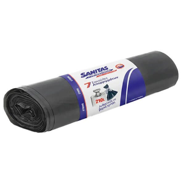 SANITAS professional σακούλες απορριμμάτων strong 95cmx115cm 7τεμ
