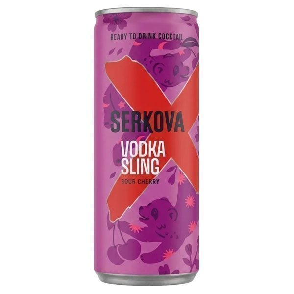 SERKOVA vodka sling vol 5% - (βυσσινο) 250ml – Ποτά
