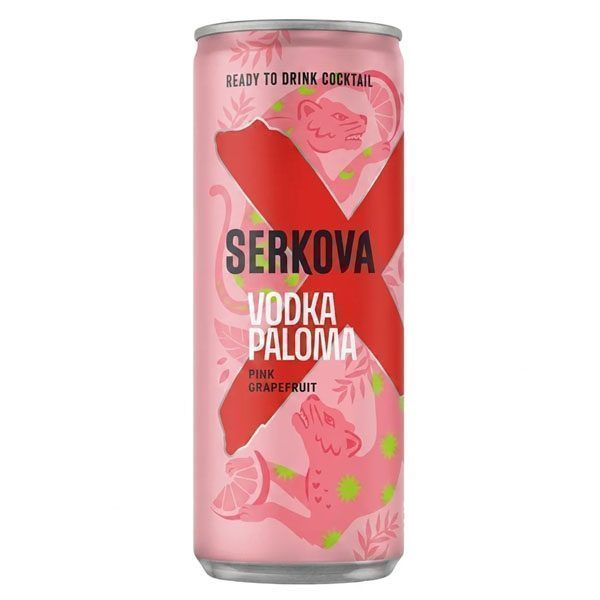 SERKOVA Vodka Paloma vol 5% Pink Grapefruit 250ml – Ποτά