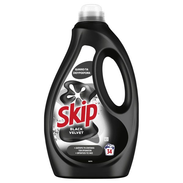 SKIP υγρό απορρυπαντικό ρούχων black velver 34μεζ 1,53lt – Απορρυπαντικά Ρούχων